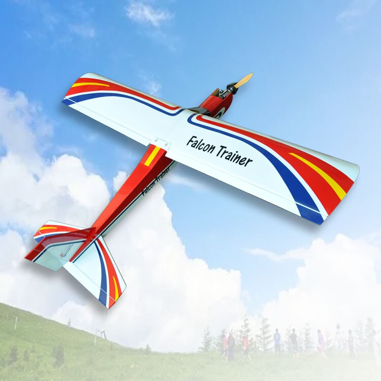 F066 Falcon Trainer 20cc  Fixed wing RC Gasline Airplane Balsa Wood Plane RC Model suitable for beginner