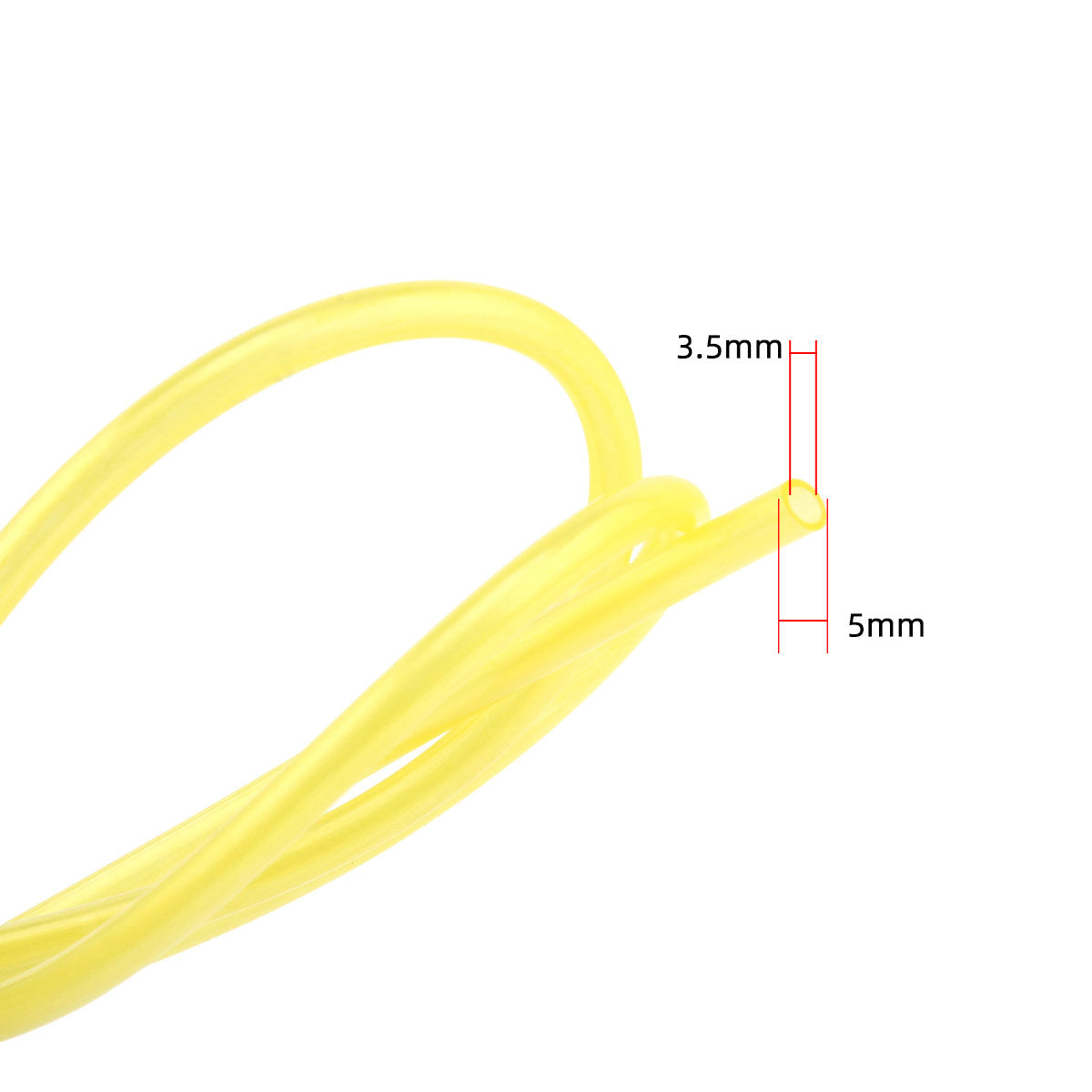 D5 x d3.5mm-Yellow Fuel Tube