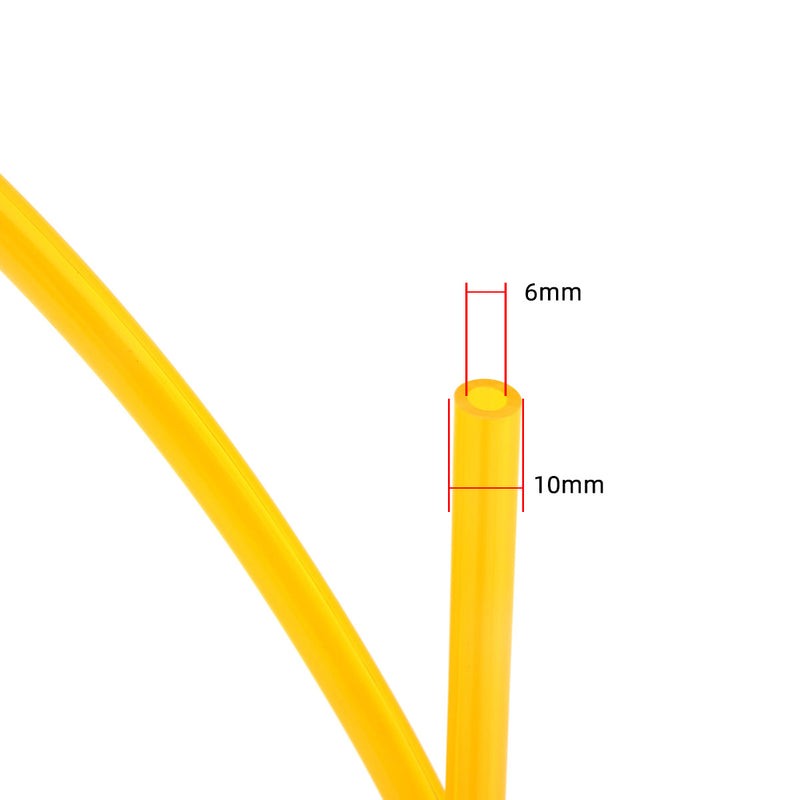 D10*d6mm Yellow Fuel Tube