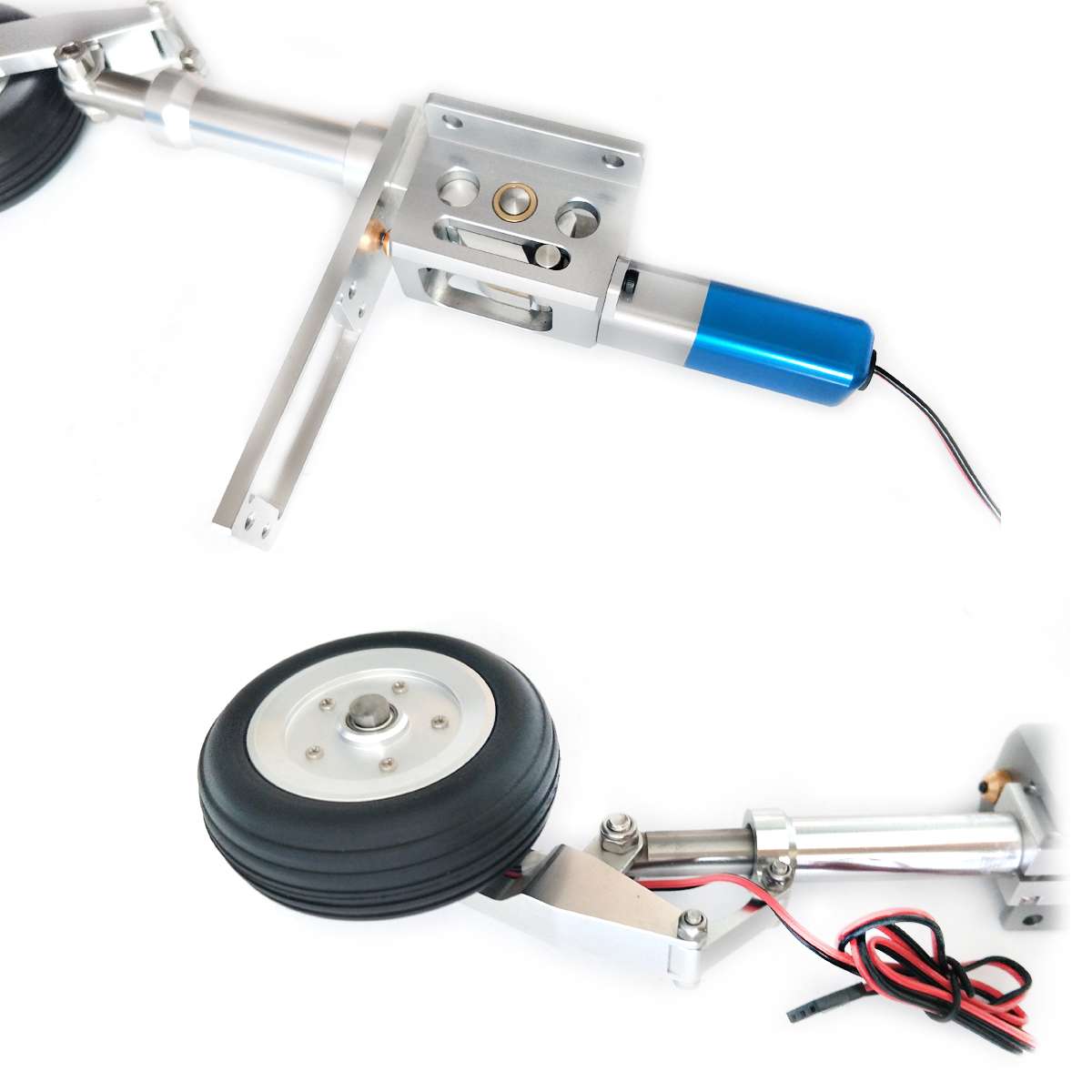 CYS-R2290 Full Metal Retract Landing Gear w/wheel and Brake for Takeoff <15kg