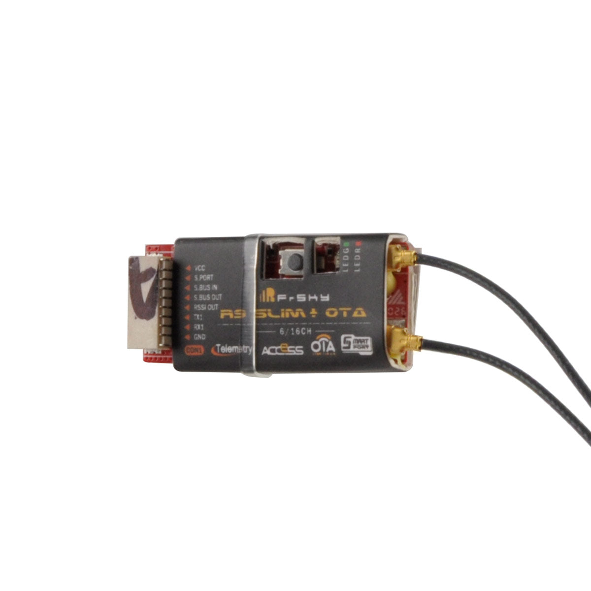 FrSky R9 Slim+OTA Receiver ACCESS 900MHz Long Range 6 PWM outputs with Dual T Antennas