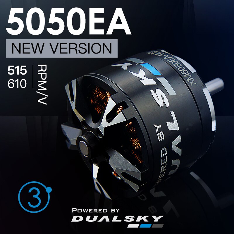 Dualsky New Version XM5050EA Brushless Outrunners Motor 515KV 610KV For 70E RC Airplane
