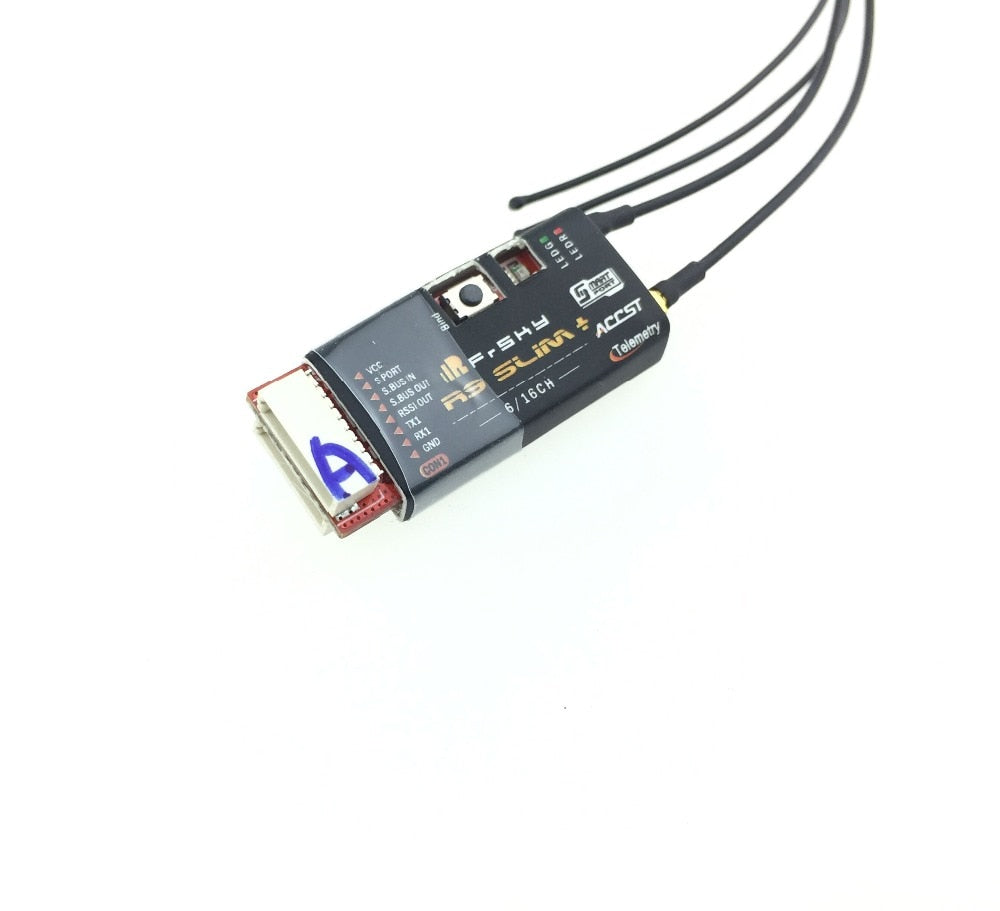 FrSky R9 Slim+ Slim plus OTA Receiver Optimized 900MHz long range Sbus ACCST FCC double T antennas RC Quadcopter Multicopter FPV