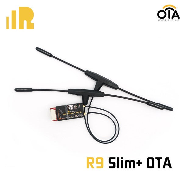 FrSky R9 Slim+ Slim plus OTA Receiver Optimized 900MHz long range Sbus ACCST FCC double T antennas RC Quadcopter Multicopter FPV