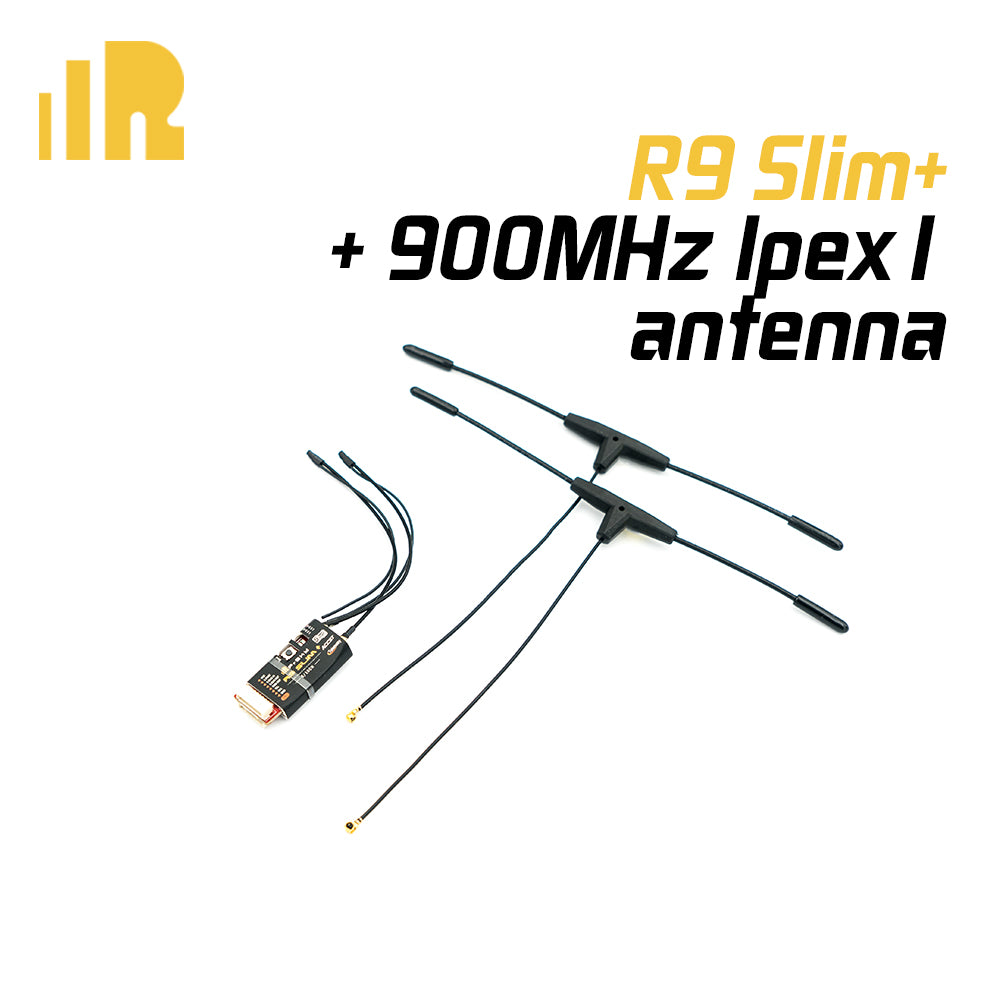 FrSky R9 Slim+ Slim plus OTA Receiver Optimized 900MHz long range Sbus ACCST FCC double T antennas RC Quadcopter Multicopter FPV