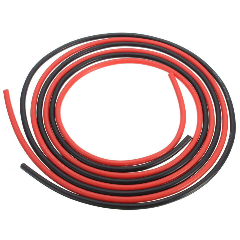14 AWG 3.3 Feet (1m) Gauge Silicone Wire Flexible Stranded Copper Cables