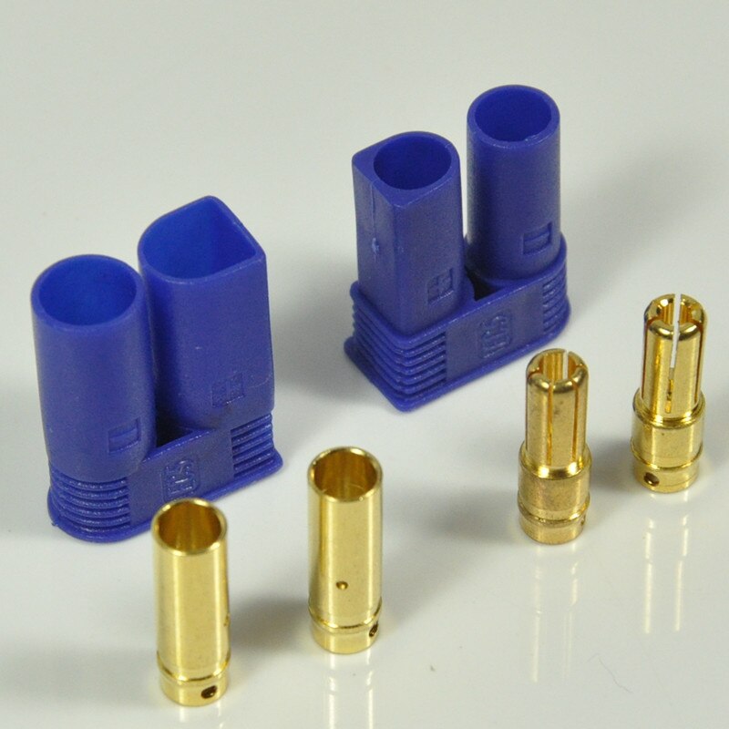EC5 5MM Female Male Gold Plated Bullet Connector Plugs For RC Battery