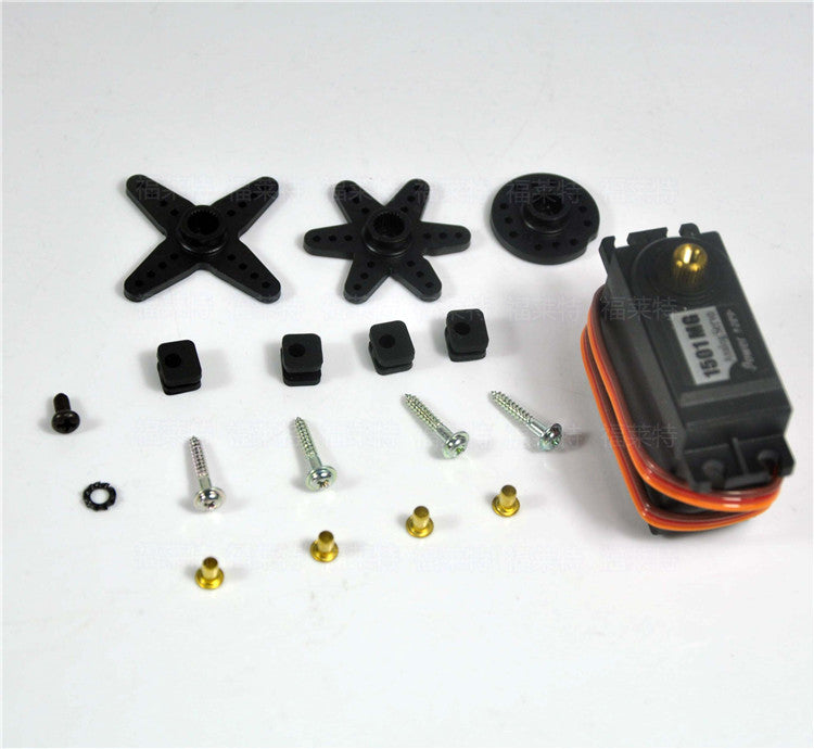 Power HD-1501MG High Torque Analog Servo 17kg/cm 1.14s Copper Gear For 1:10 1:8 RC Cars Robot