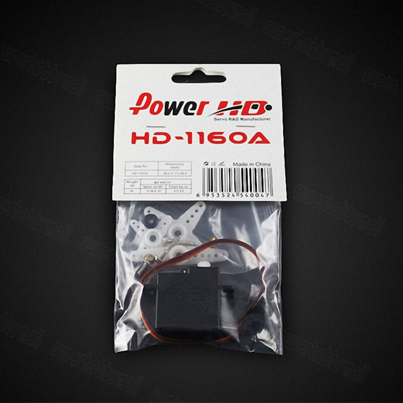 Power HD-1160A 3KG 16g High Torque Mini Servo Compatible with Futaba/JR