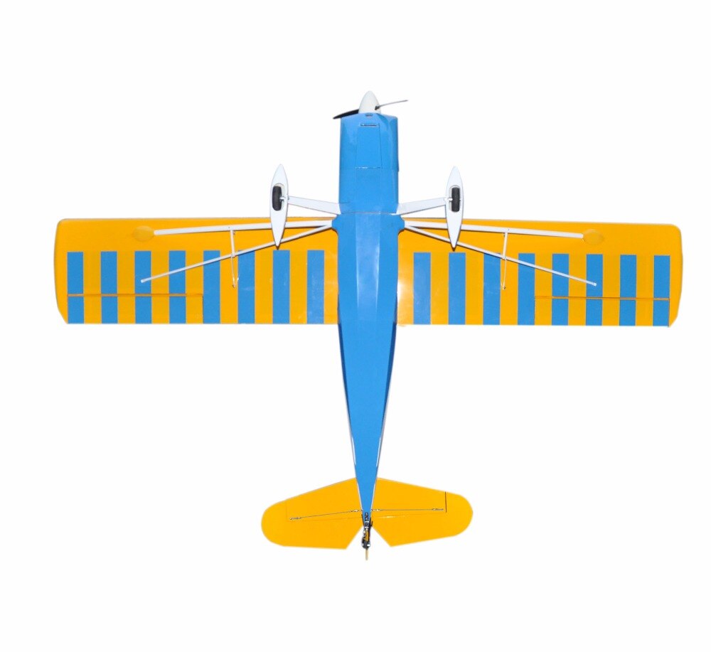 Yellow Decathlon 72" Glow & Electric model Plane 4 Channels ARF RC Balsa Wood Airplane ARF