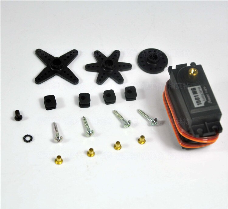 Power HD-1501MG High Torque Analog Servo 17kg/cm 1.14s Copper Gear For 1:10 1:8 RC Cars Robot