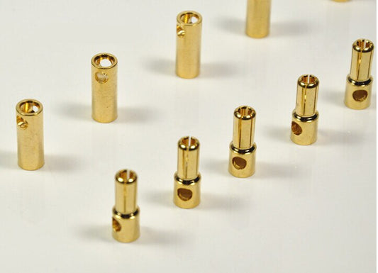5 Pairs Of 5.5mm Gold Bullet Connector for RC Battery Motor ESC