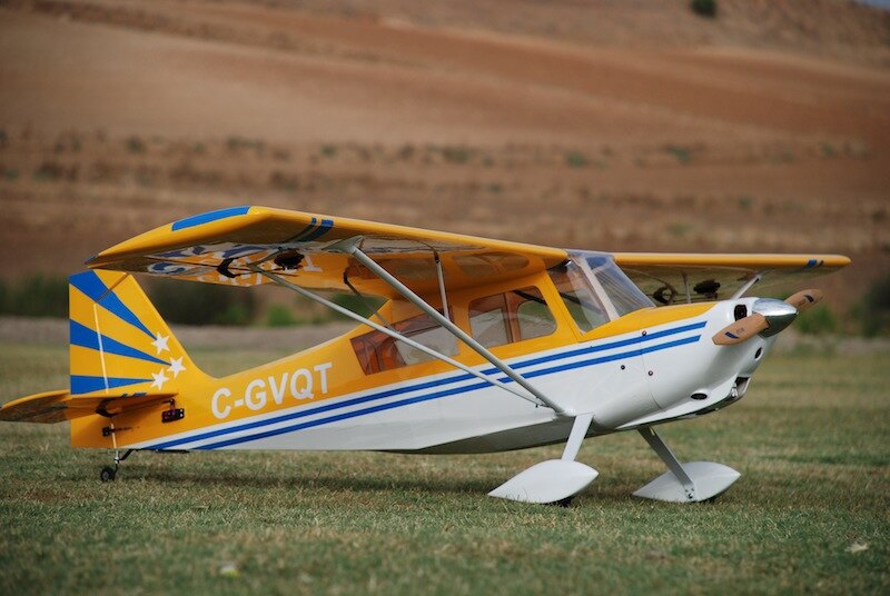 Super Decathlon v3 30-35cc 96inch/2438mm Gasoline Gas Plane Balsa Wood Wooden Fixed Wing RC Airplane ARF
