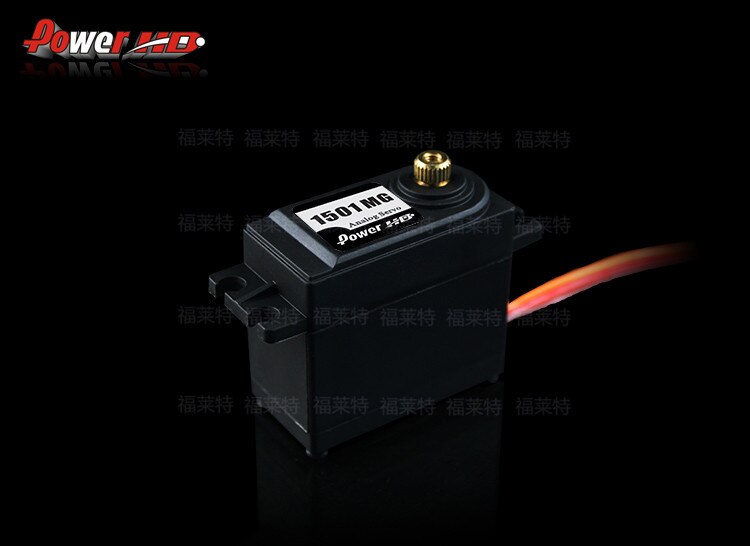 Power HD-1501MG High Torque Analog Servo 17kg/cm 1.14s Copper Gear For 1:10 1:8 RC Cars Robot