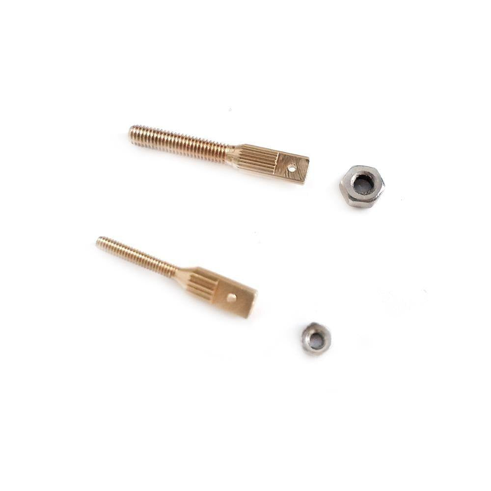 10Pcs M2/M3 Iron Metal Clevis Chuck Pull Rod Connector Coupler Screw Spare Parts For DIY RC Aircraft Models
