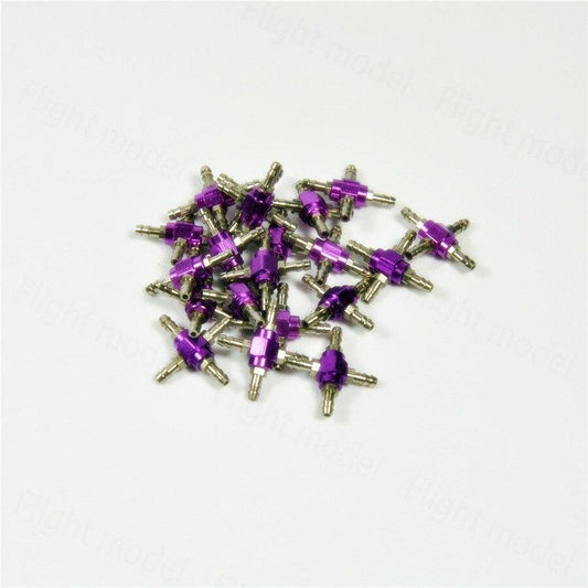 1PC Metal 4 Way Air Pipes Connector Air Valve For Retracts & Undercarrigages RC Airplane Kit