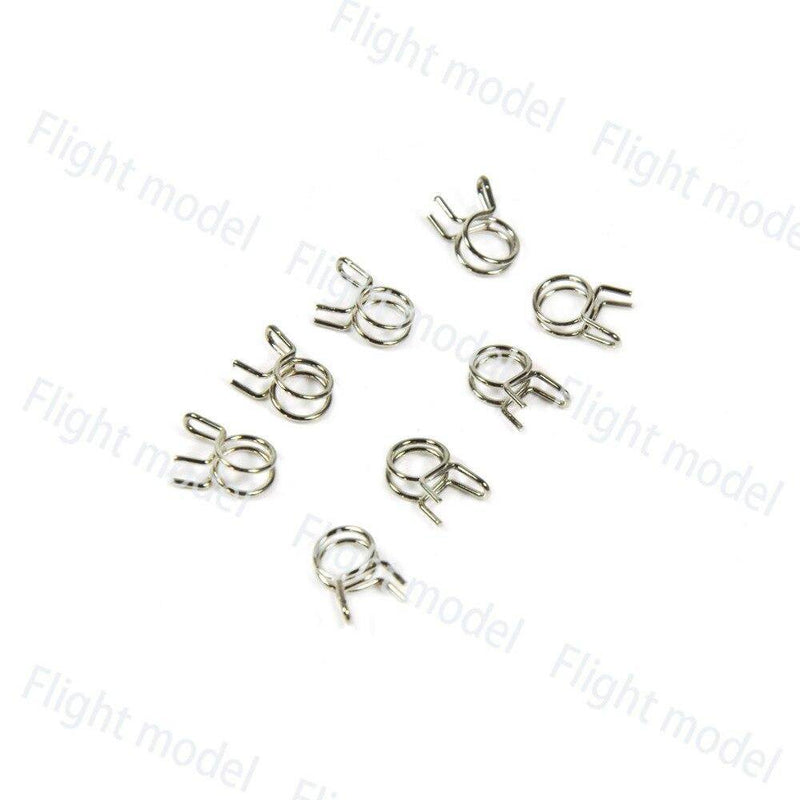 10pcs Fuel Line Oil Air Tube Clamp Hose Spring Clip Fastener 6mm Fuel Connector For RC Fuel Model Accessories