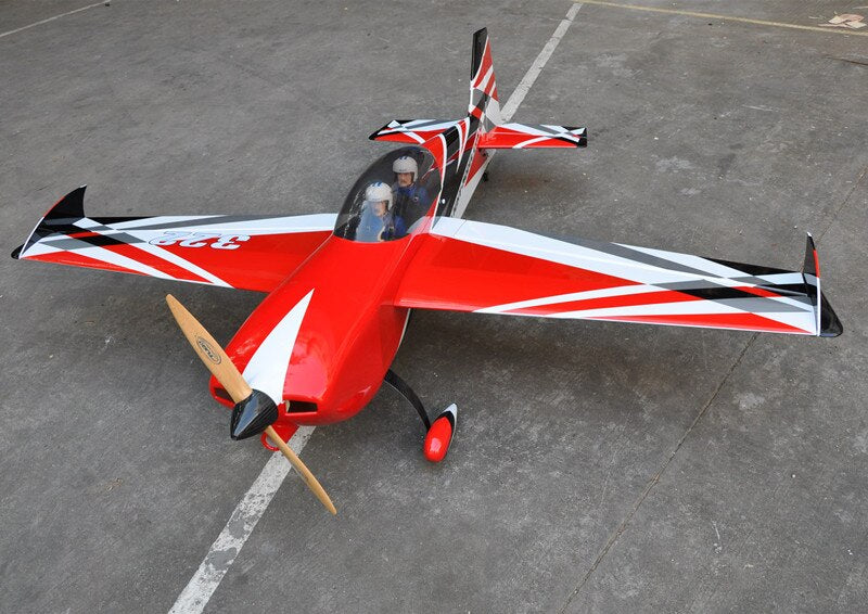 Gasoline Airplane 76" 35-40CC Votec 322 Balsa Wood 3D Plane Model ARF