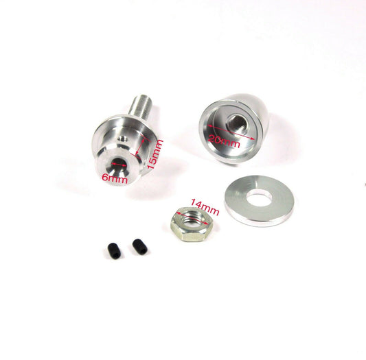 6mm Aluminum Bullet Prop/Propeller Adapter Holder for Brushless Motor