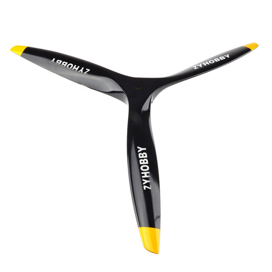 1Pc 15/17/20/22" inch 3-blade Beech Wooden Propeller Prop CCW For RC Gasoline Airplane Model