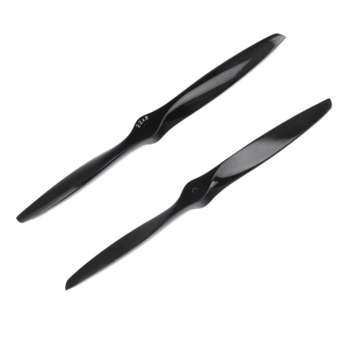 16"-20" Carbon Fiber RC Airplane Propeller Propeller Super Strong for RC Fixed Wing Gas Plane.16x8 17x6 17x8 18x8 18x10 19x8 20x8 20x10