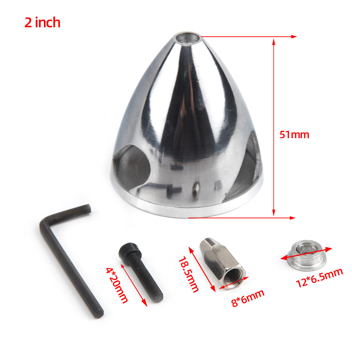 2inch / 3 Blades Aluminium Alloy Propeller Spinners