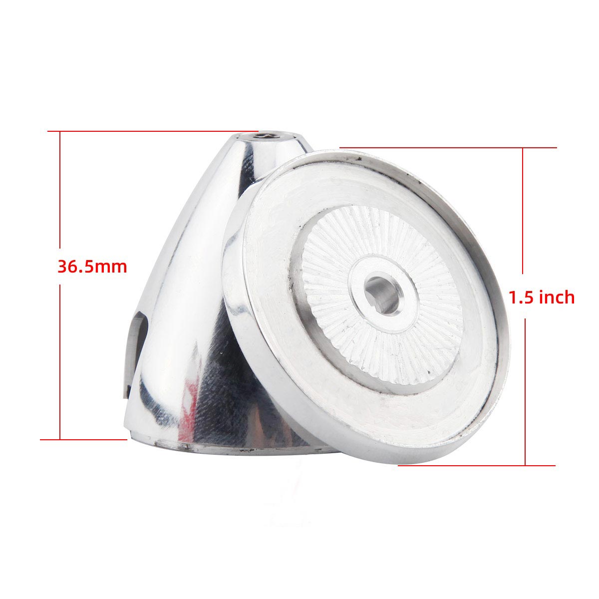 1.5/1.75/2/2.25/2.5/2.75/3/3.25/3.5/3.75/4/4.5/5 inch Miracle Standard 2 Blade Aluminium Propeller Spinner for RC Gas Aircraft Plane