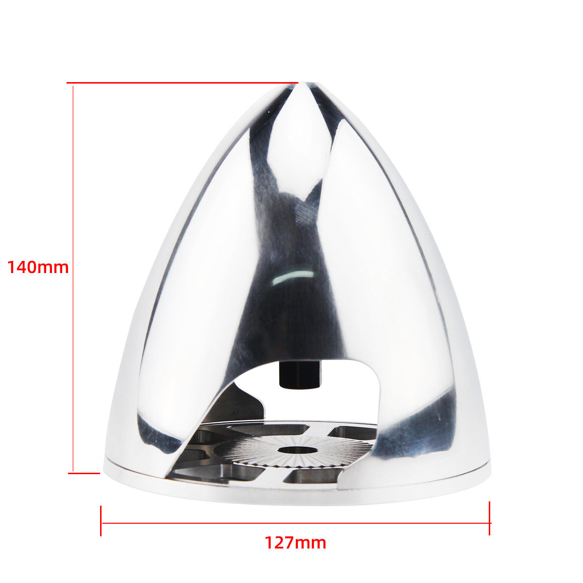 1.5/1.75/2/2.25/2.5/2.75/3/3.25/3.5/3.75/4/4.5/5 inch Miracle Standard 2 Blade Aluminium Propeller Spinner for RC Gas Aircraft Plane
