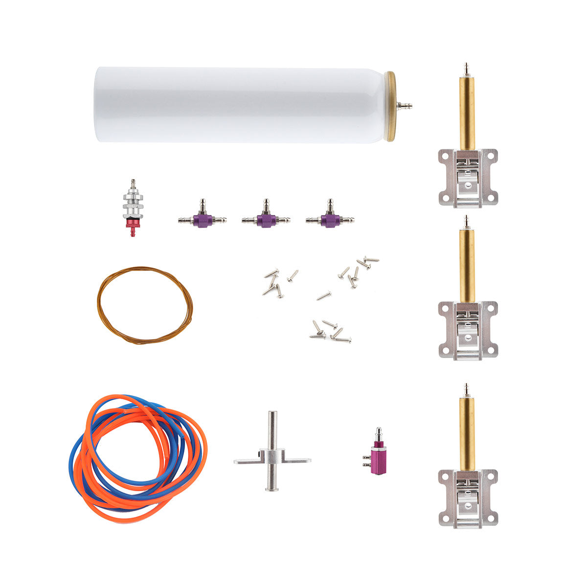 Air Retracts Kit Gears(φ2.5) Pressure tank For Class 15 Airplane L66xW29xH12 mm