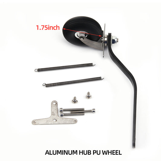 Carbon Fiber Tail Wheel kit A2 w/ 1.75inch PU Wheel for 100cc Plane