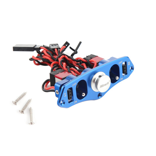 Heavy Duty Metal CNC Alloy Dual Power Switch with Fuel Dot