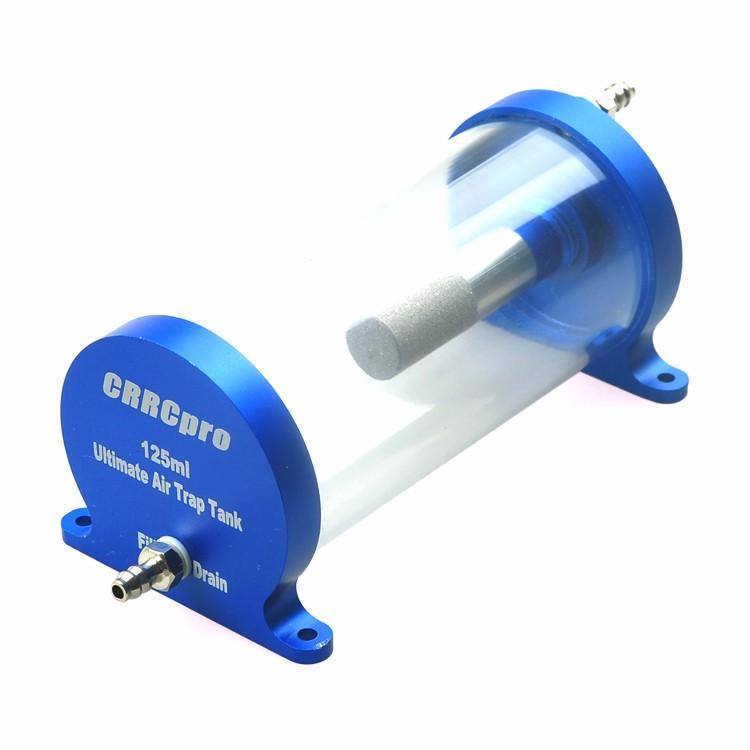 125/250ML CNC Bright Bubbleproof Air Trap Tank for Gasoline Engine Turbojets