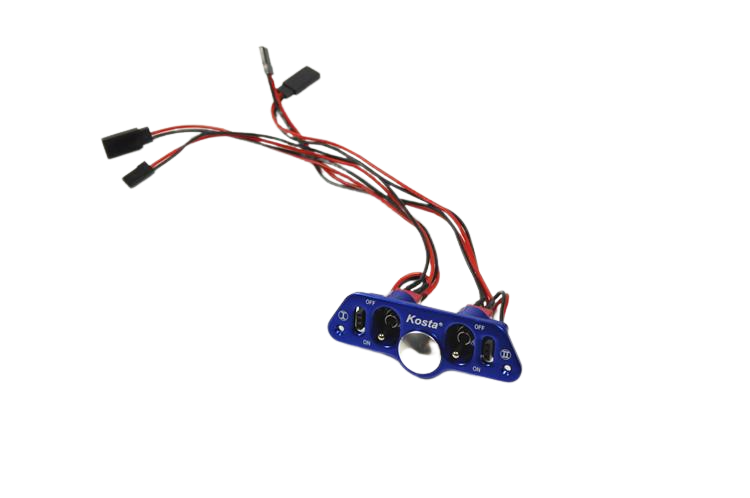 Heavy Duty Dual ON-OFF Power Switch w/ Fuel Dot for RC Airplane