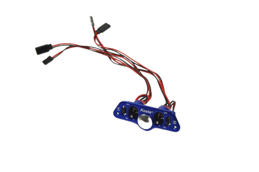 Heavy Duty Dual ON-OFF Power Switch w/ Fuel Dot for RC Airplane