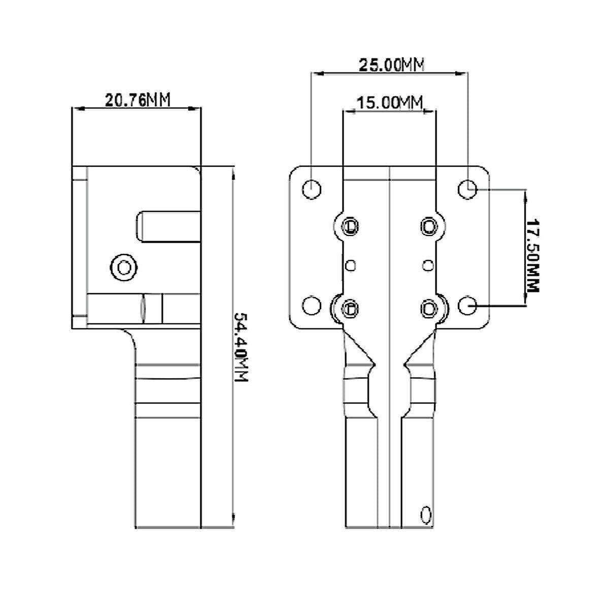 E-retract Landing Gears 2 kg Nose / Main Micro Electric Servoless