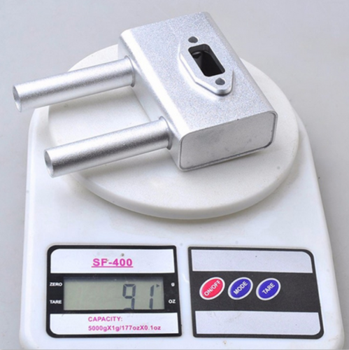 Aluminum Alloy Special Exhaust Pipe Muffler Canister for DLE35RA Engine Kits