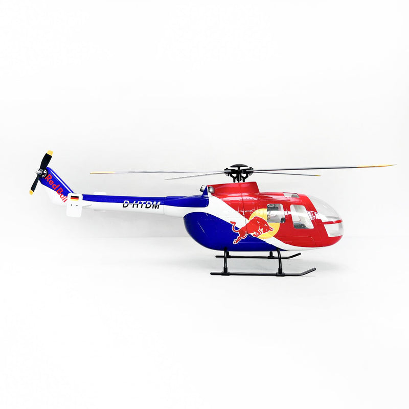 Roban 450size BO-105 Red Bull Heilcopter RC Heilcopter GPS Mode X2 Flight Control System LED Lighting System RTF Version