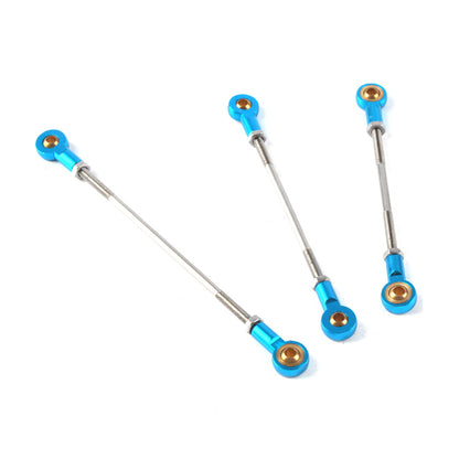 Push Rod Stainless Steel Push Rod with Metal Ball Heads 2Pcs