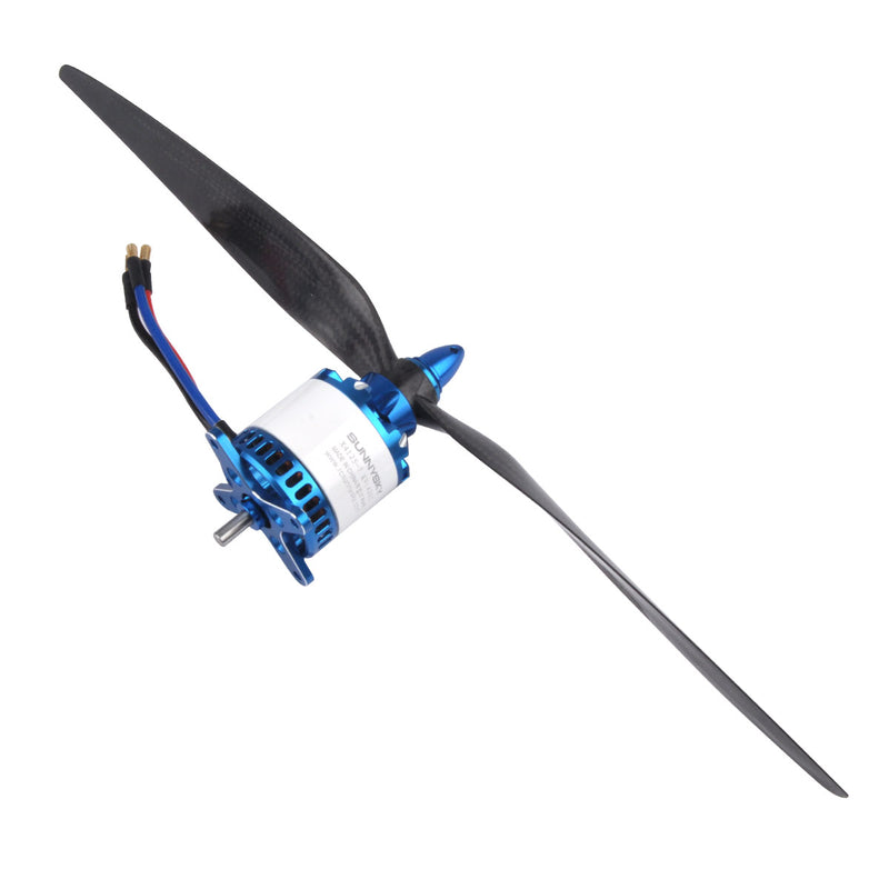 SUNNYSKY Fixed Wing Power Pack Power Motors Carbon Fiber Propeller High Strength Raw Materials(Power Motors+Propeller)