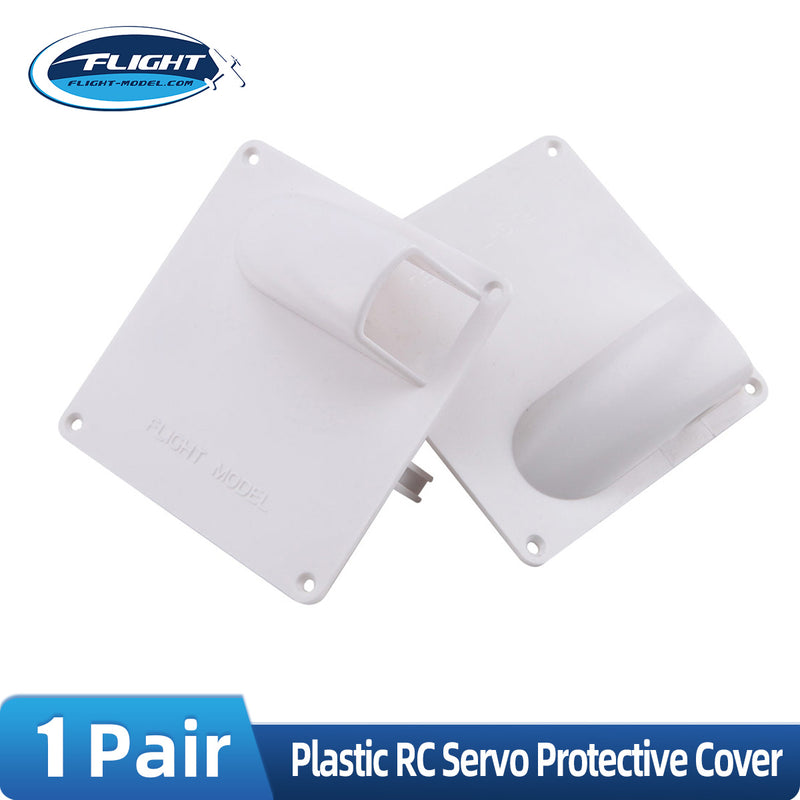 1Pair Plastic White RC Servo Covering Plate Cover Board