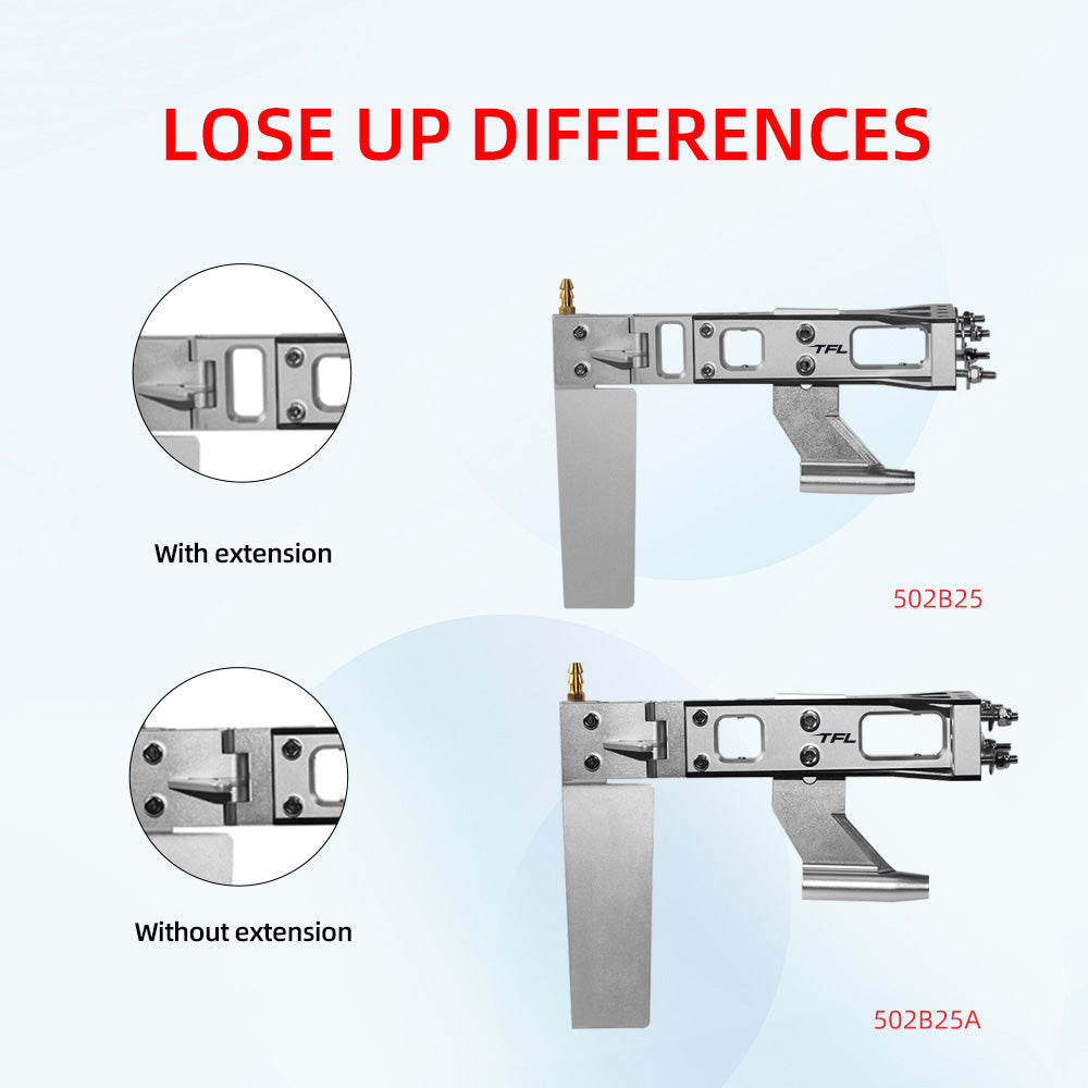TFL Rudder Assembly 4.76mm shaft bracket integrated rudder for RC Model Boat