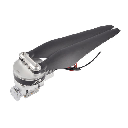 Hobbywing XRotor X9 Power System Power Pack with 9616 110KV Motor, 120A ESC, 34*11inch Propellers, 23KG Thrust for Large Load Agriculture Drone Machine UAV Aircraft