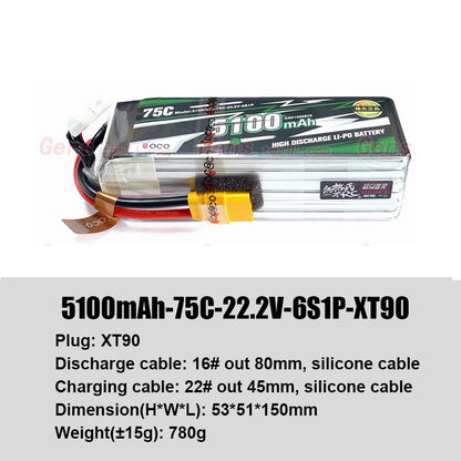 Gres Ace Lithium Polymer Battery for RC Model Aircraft Helicopter
