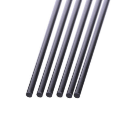 20pcs 5mm Diameter 500mm Length Carbon Fiber Rods Matte Surface