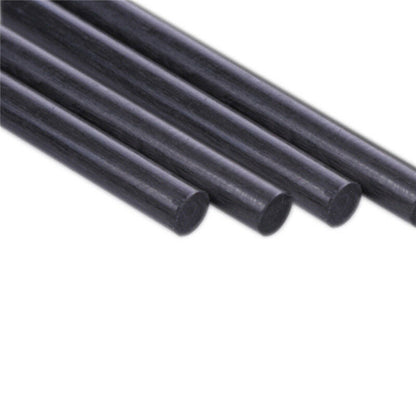 20pcs 5mm Diameter 500mm Length Carbon Fiber Rods Matte Surface