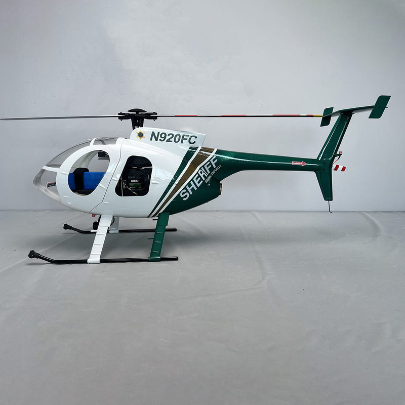 Roban 470size MD-500E Bird Helicopter RC Helicopter GPS Mode X2 Flight Control System LED Lighting System RTF Version