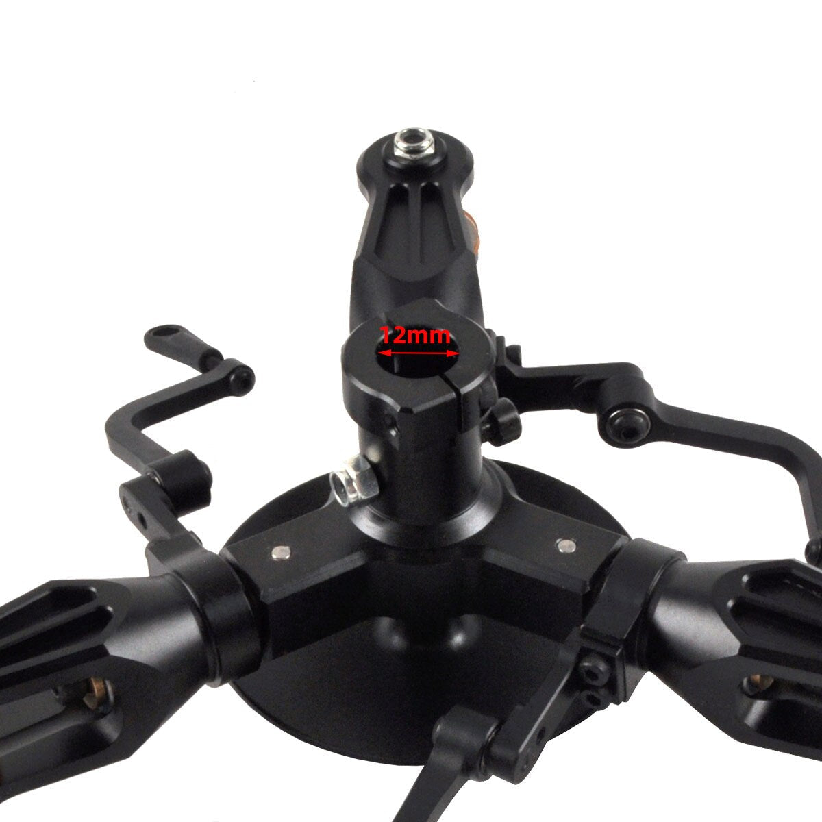 12mm Metal Rotorhead Swashplate 3-Blades 4-Blades 5-Blades for 700 and ...