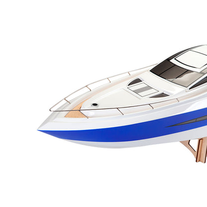 TFL 1305 Princess BWS 30°N 30CC Engine with φ6.35mm Dual Rudder System Fiber Glass Gas RC Boat (Hull)