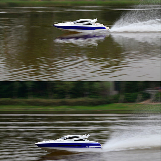 TFL 1305 Princess BWS 30°N 30CC Engine with φ6.35mm Dual Rudder System Fiber Glass Gas RC Boat (Hull)