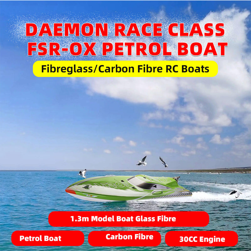 TFL 1317 Patron Saint Remote Control Gasoline Ship Glass Fiber and Carbon Fiber Fast Boat